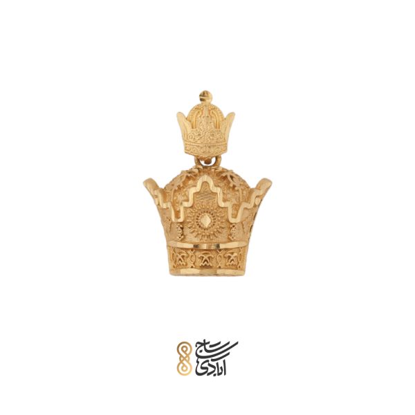 آویز طلا مینیمال تاج