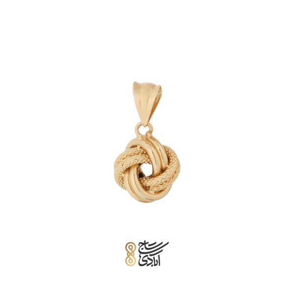 آویز طلا گره تیفانی سایز 2