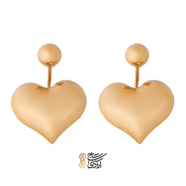 گوشواره پیرسینگ طرح قلب