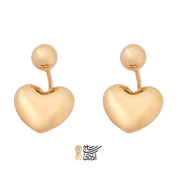 گوشواره پیرسینگ طرح قلب مدل 2