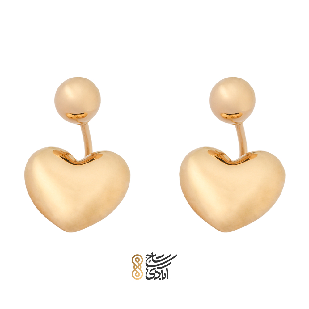 گوشواره پیرسینگ طرح قلب مدل 2