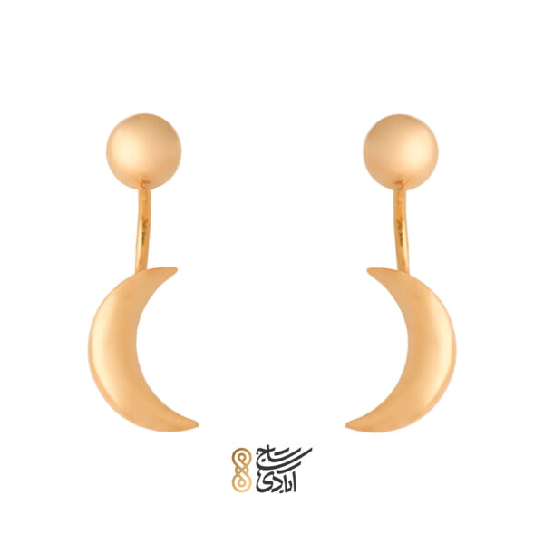 گوشواره پیرسینگ طرح ماه