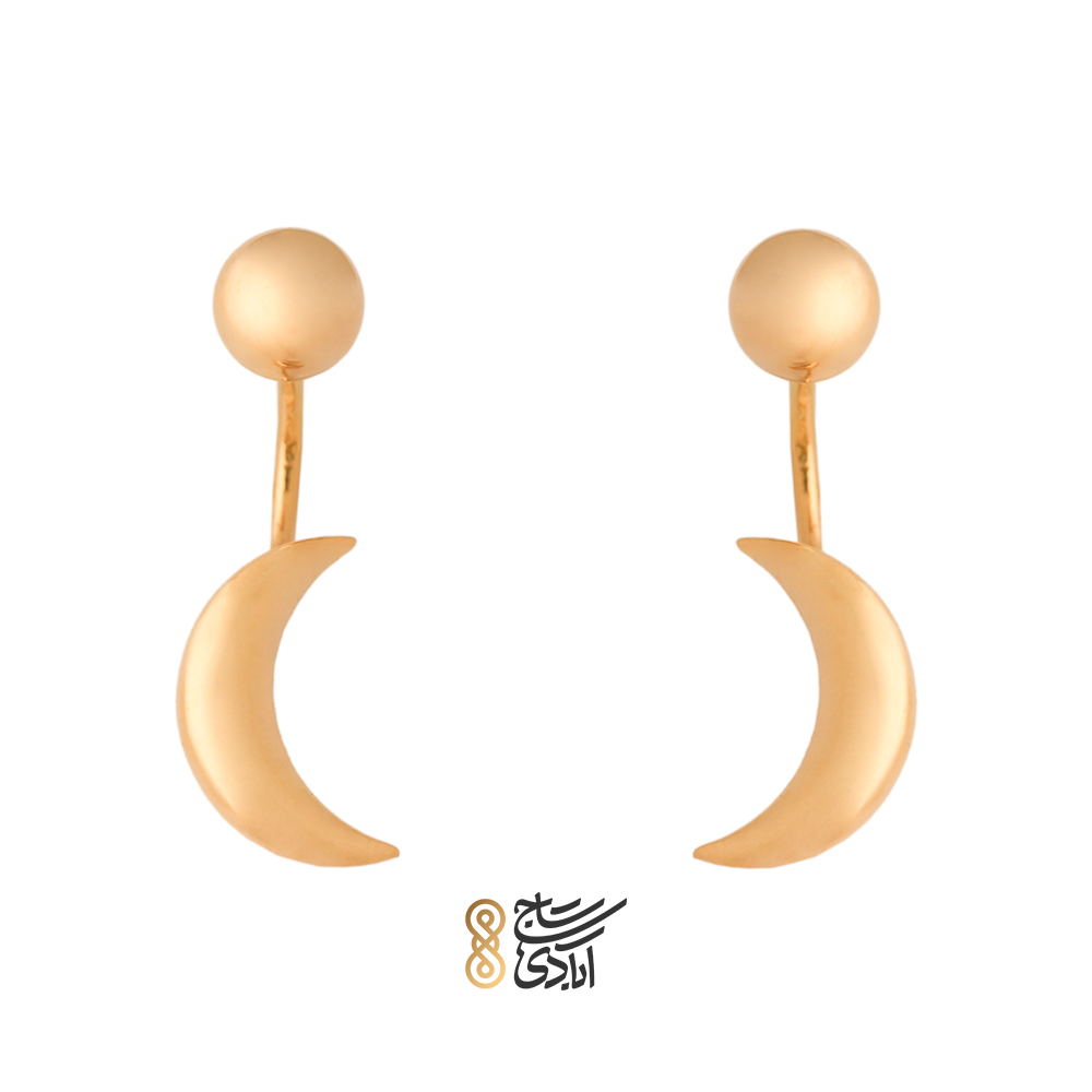 گوشواره پیرسینگ طرح ماه