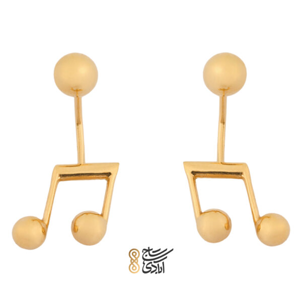 گوشواره پیرسینگ طرح نت