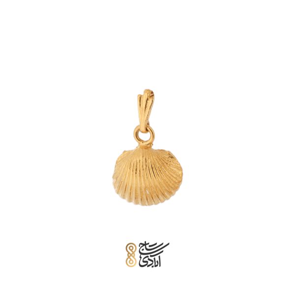 آویز طلا صدف طرح 2