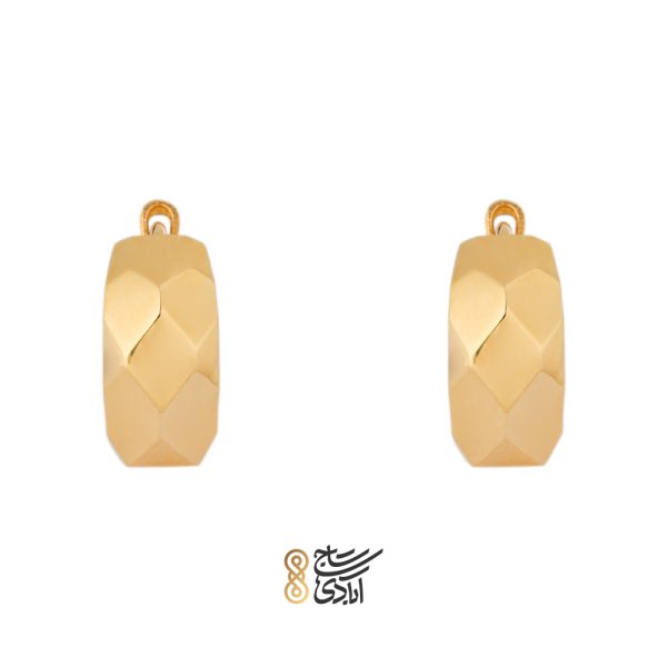 گوشواره طلا حلقه ای طرح 3