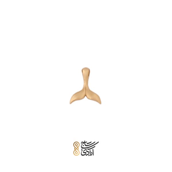 آویز طلا مینیمال دم وال