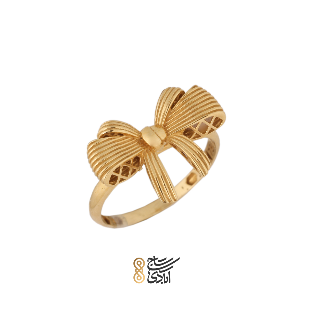انگشتر طلا مینیمال پاپیون